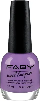 Violetter veganer Nagellack Faby, natürlicher Nagellack ohne Schadstoffe