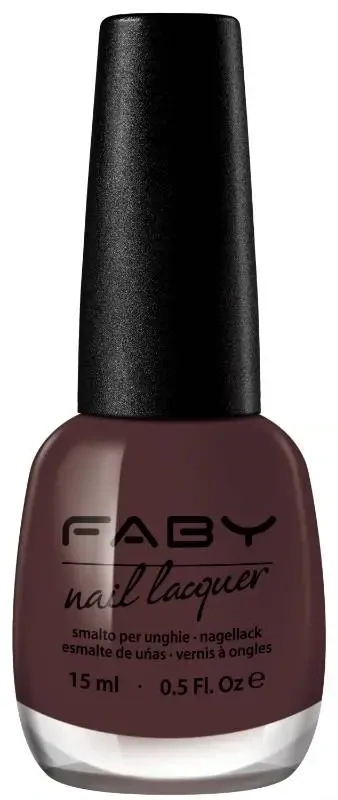 Hakuna Matata - 15ml Bruine vegan Nagellak Faby, natuurlijke nagellak zonder schadelijke stoffen