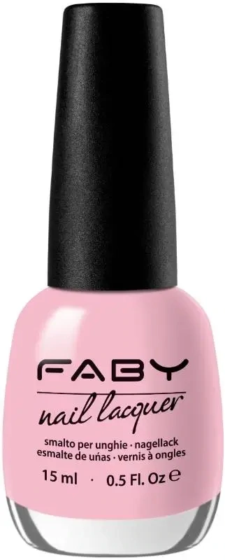 Ciao Bella - 15ml Vernis à ongles Vegan rose Faby, vernis à ongles naturel sans substances nocives