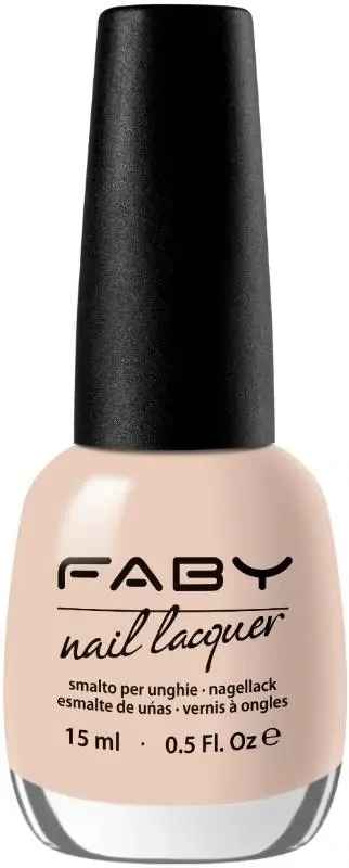 Prosecco@5PM - 15ml Nude veganer Nagellack Faby, natürlicher Nagellack ohne Schadstoffe