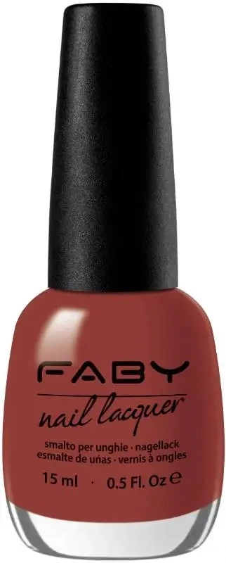 Brauner veganer Nagellack Faby, natürlicher Nagellack ohne Schadstoffe