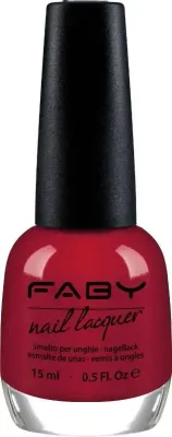 The cherry orchard - 15ml Burgundy vegan Nail Polish Faby, natural nail polish without harmful substances
