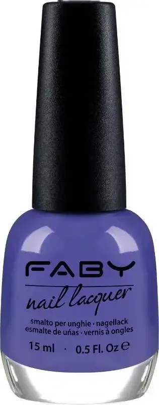 Fleur-de-lis - 15ml Blue vegan Nail Polish Faby, natural nail polish without harmful substances
