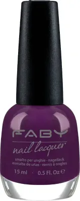 Paarse Vegan Nagellak Faby, natuurlijke nagellak zonder schadelijke stoffen