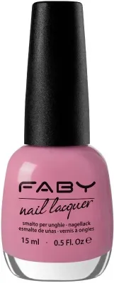 Rosa veganer Nagellack Faby, natürlicher Nagellack ohne Schadstoffe