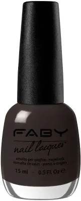 Vernis à ongles vegan brun Faby, vernis à ongles naturel sans substances nocives