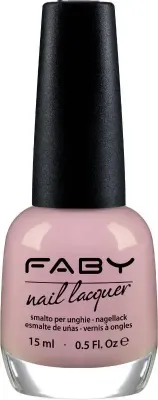 Pink Vegan Nail Polish Faby, natural nail polish without harmful substances