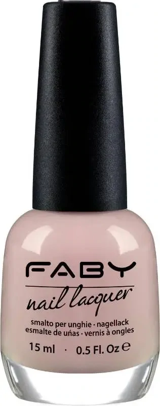 Soft pink - 15ml Pink vegan nail polish Faby, natural nail polish without harmful substances