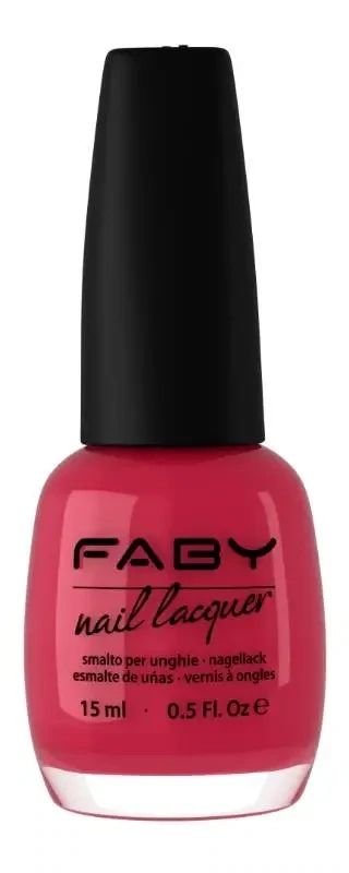 Rosa Veganer Nagellack Faby, natürlicher Nagellack ohne Schadstoffe