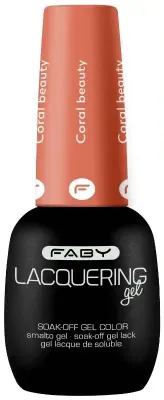 Coral Beauty - Lacquering gel - 15ml Vernis semi-permanente orange | vernis gel orange | FABY