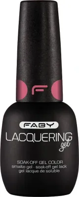 Hula hoop pink - Lacquering gel - 15ml Rose gel polish | Rose gel nail polish | FABY
