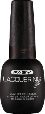 Don't panic - Lacquering gel - 15ml Zwarte gellak | Zwarte gel nagellak | FABY