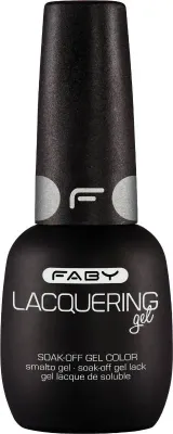 Silver gel polish | Silver gel nail polish | FABY