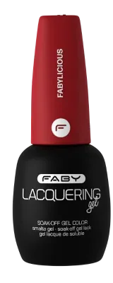 Fabylicious - Lacquering gel - 15ml Rode gellak | Rode gel nagellak | FABY