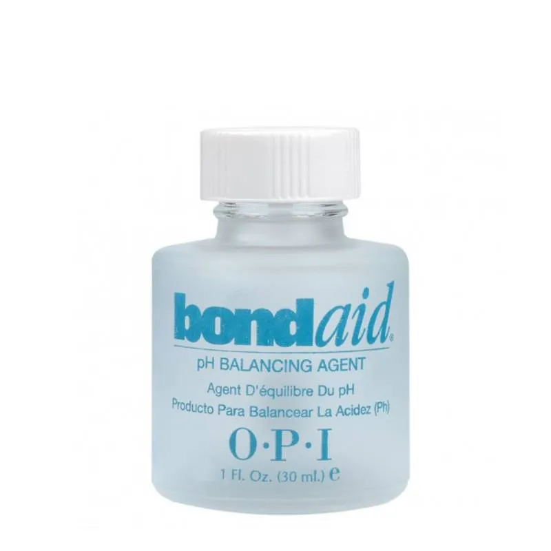 OPI Bond-Aid - primer sans acide pour une adhérence optimale du vernis à ongles, du vernis semi-permanent et des gels, garantissant des résultats durables.
