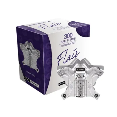 Essential Flair Nail Forms - Jenius Gel - 300st Sjablonen voor nagels, ideaal voor kunstnagels | Jenius Gel | FABY