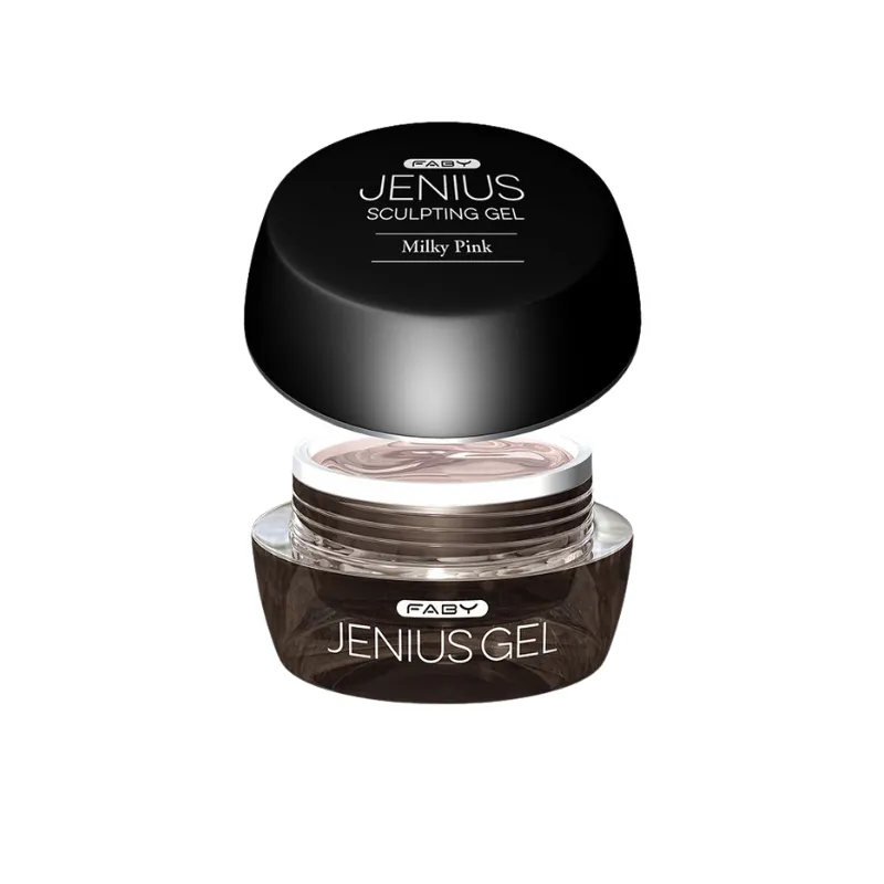 Milky Pink Sculpting gel - Jenius Gel - 15g Milky Pink Sculpting gel - Hard gel - FABY
