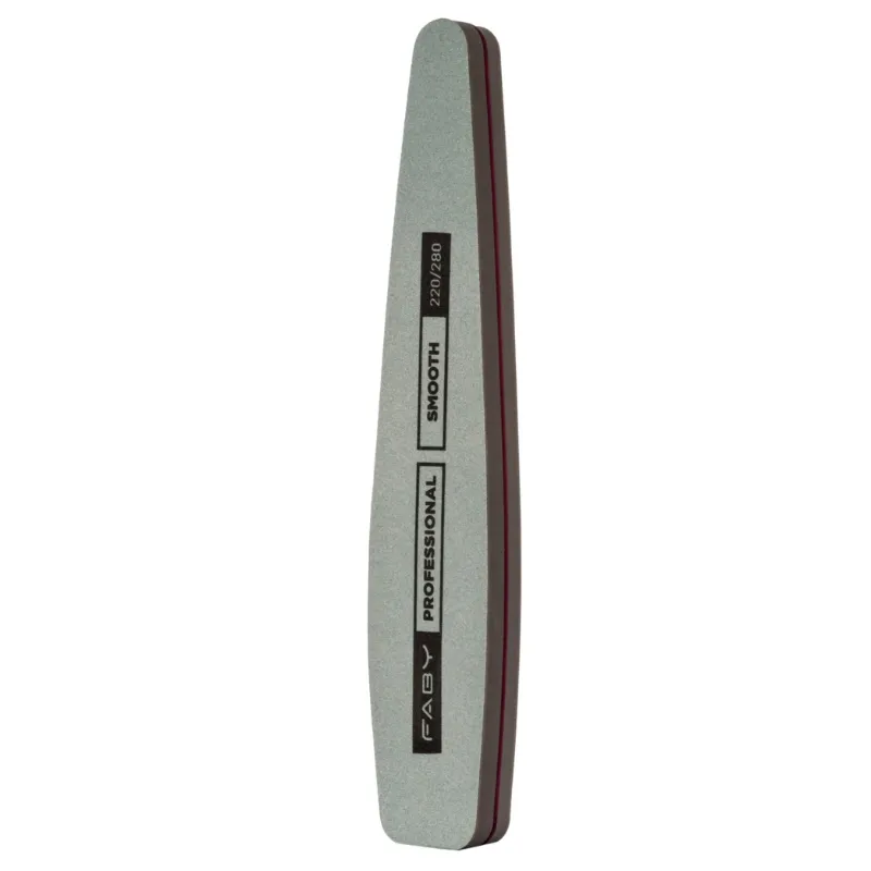 Smooth vijl 220/280 – 1 st. Faby Smooth 220/280 vijl – Professionele nagelvijl voor salons en nagelstylisten