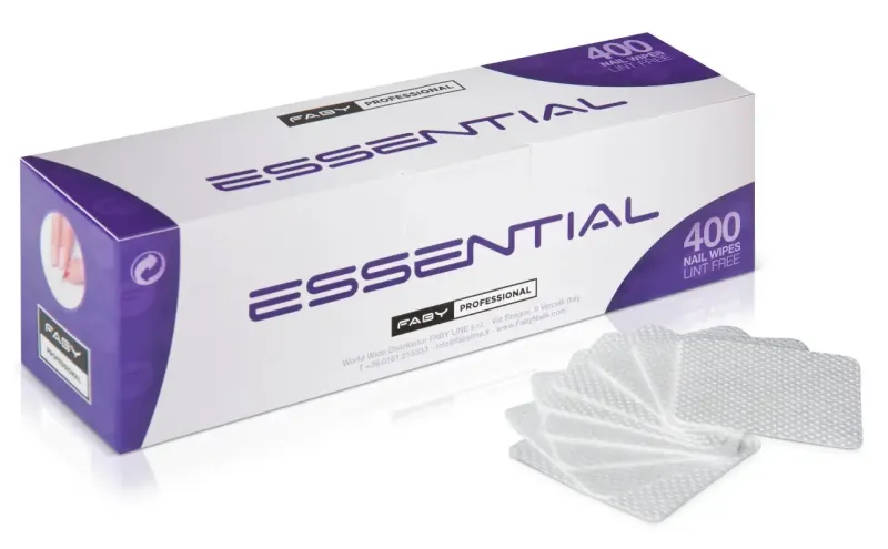 Essential Nail Wipes Lint Free - 400 st Pluisvrije watjes - om nagellak te verwijderen