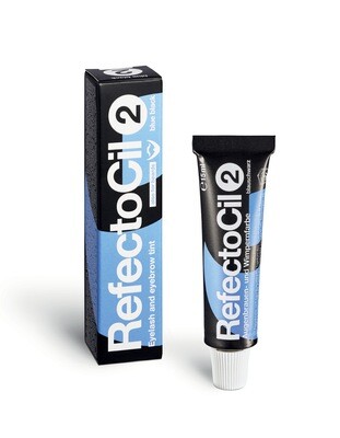 nr. 2 (Blauw/Zwart) - 15ml Blauw-Zwarte wimper - en wenkbrauwverf | ruim aanbod wimper- en wenkbrauwverf Refectocil