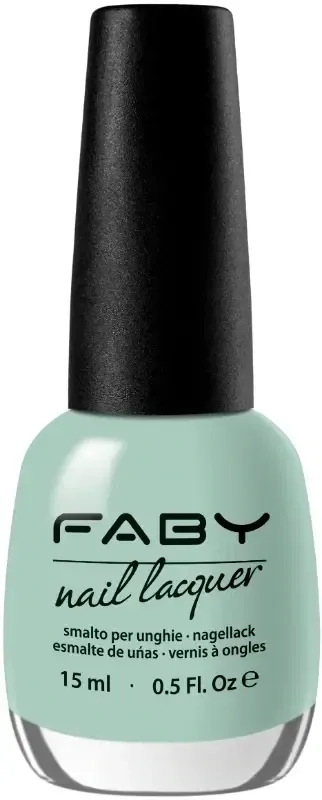 Blauwe vegan Nagellak Faby, natuurlijke nagellak zonder schadelijke stoffen