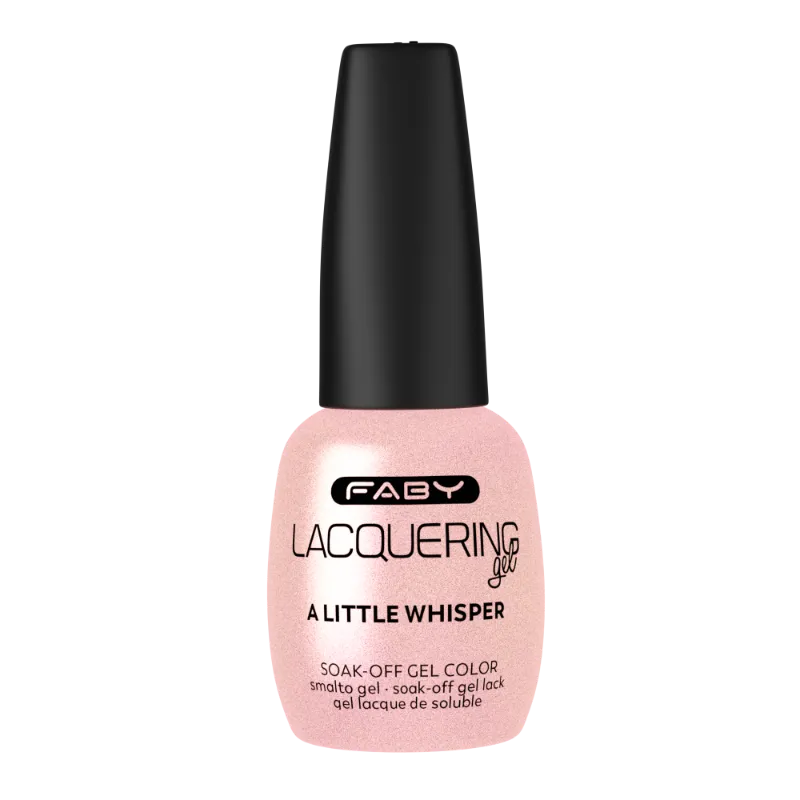A little whisper - Lacquering Gel - 15ml Pink gel polish | Pink gel nail polish | FABY