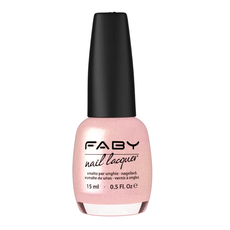 Rosa veganer Nagellack Faby, natürlicher Nagellack ohne Schadstoffe