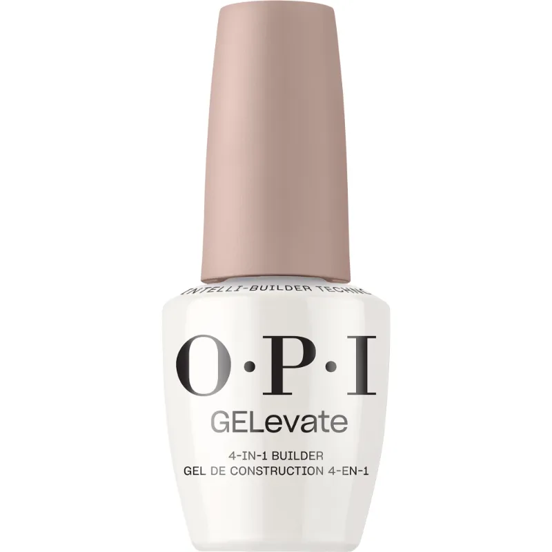 Gel de construction GELevate 4-en-1 Blank Canvas – gel blanc pour renforcer et allonger, soak-off, vegan et sans HEMA.
