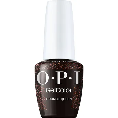 Grunge Queen - GelColor - 15ml Gellak OPI GelColor Grunge Queen – een diepe bruine tint met glinsters voor een edgy en glamoureuze finish.