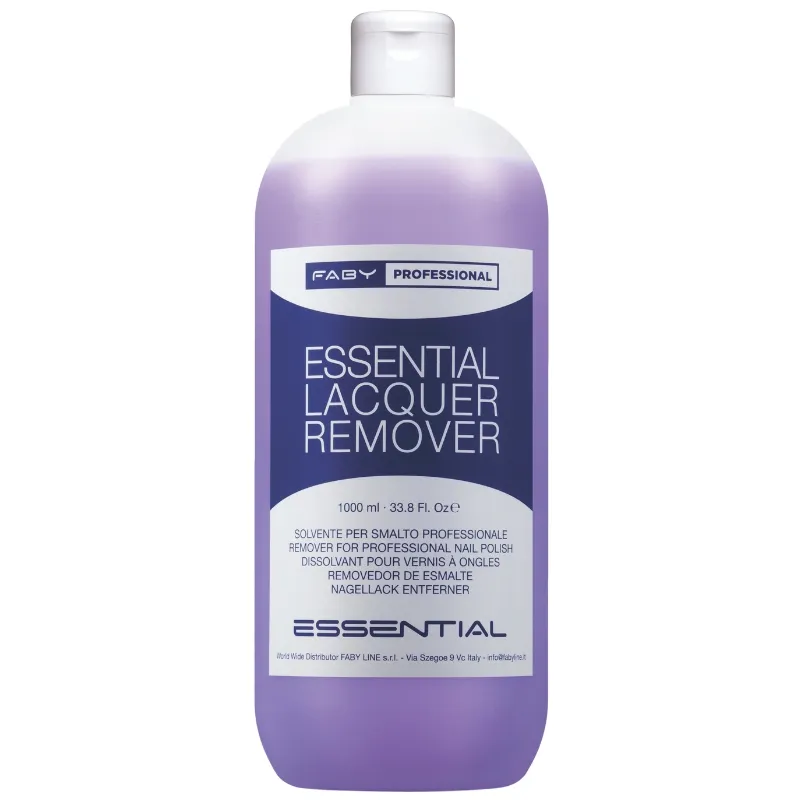 Essential Entferner – Gel & Lack | 1 L Nagellackentferner 1L | Entferner | FABY