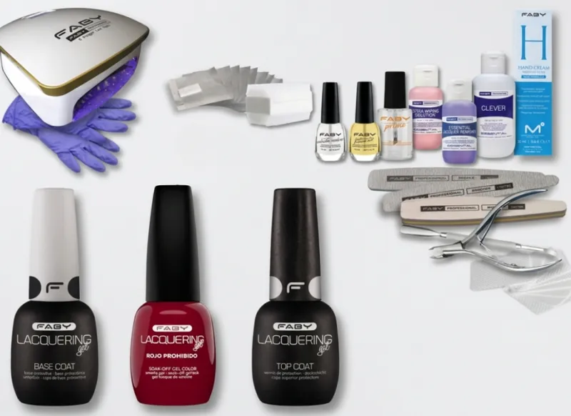 Gel Nail Polish Starter Kit with Lamp – Professional Gel Kit