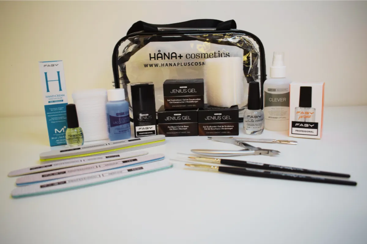 Kit Jenius Gel FABY – pack de démarrage complet pour des résultats professionnels en gel.