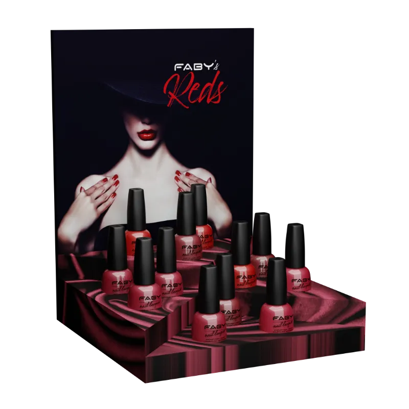 Faby's Reds Display – 12 stuks