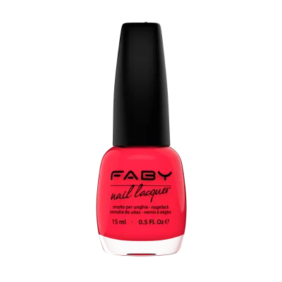 Panarea - 15ml Faby Nagellack Apericoral Rot Mediterranea – Packshot