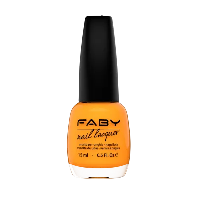 Juego del Sol - 15ml Faby Nagellack Juego del Sol Orange Mediterranea – Packshot