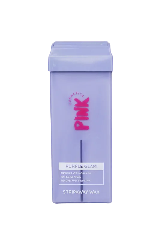 PINK StripAway Wax Roll-on Purple Glam 100 ml – packaging