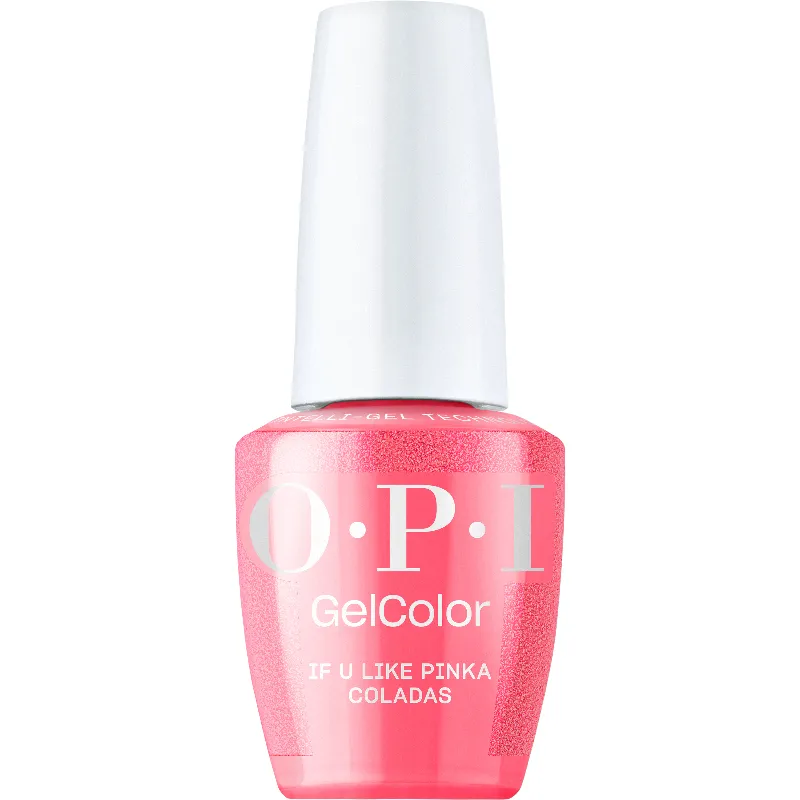 OPI If U Like Pinka Coladas GelColor roze shimmer gellak flesje