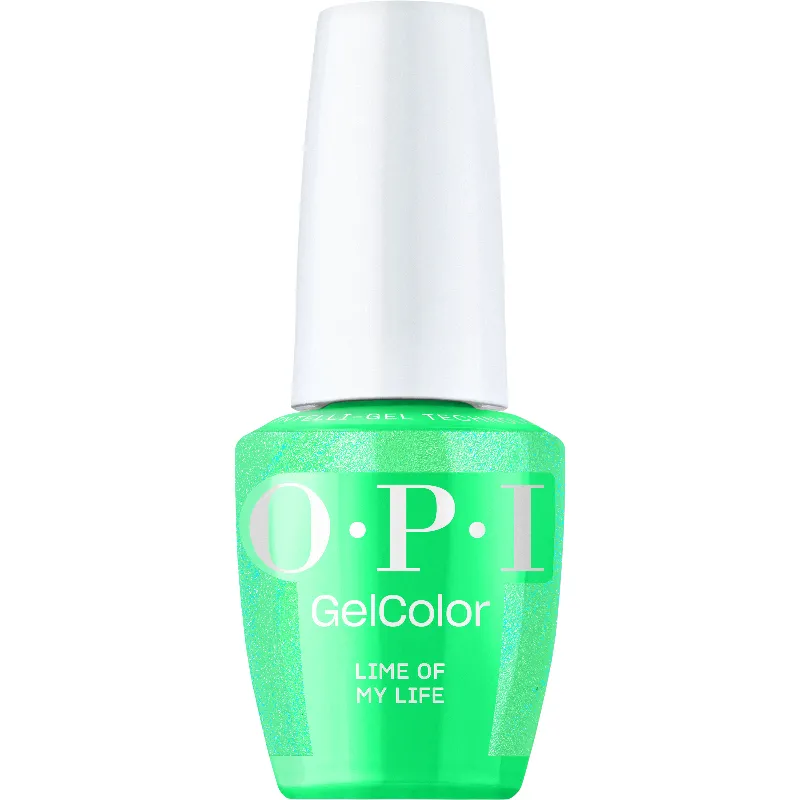 OPI Lime of My Life GelColor groene shimmer gellak flesje