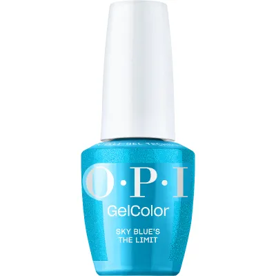 Sky Blue's the Limit - GelColor - 15ml OPI Sky Blue’s the Limit GelColor blauwe shimmer gellak flesje