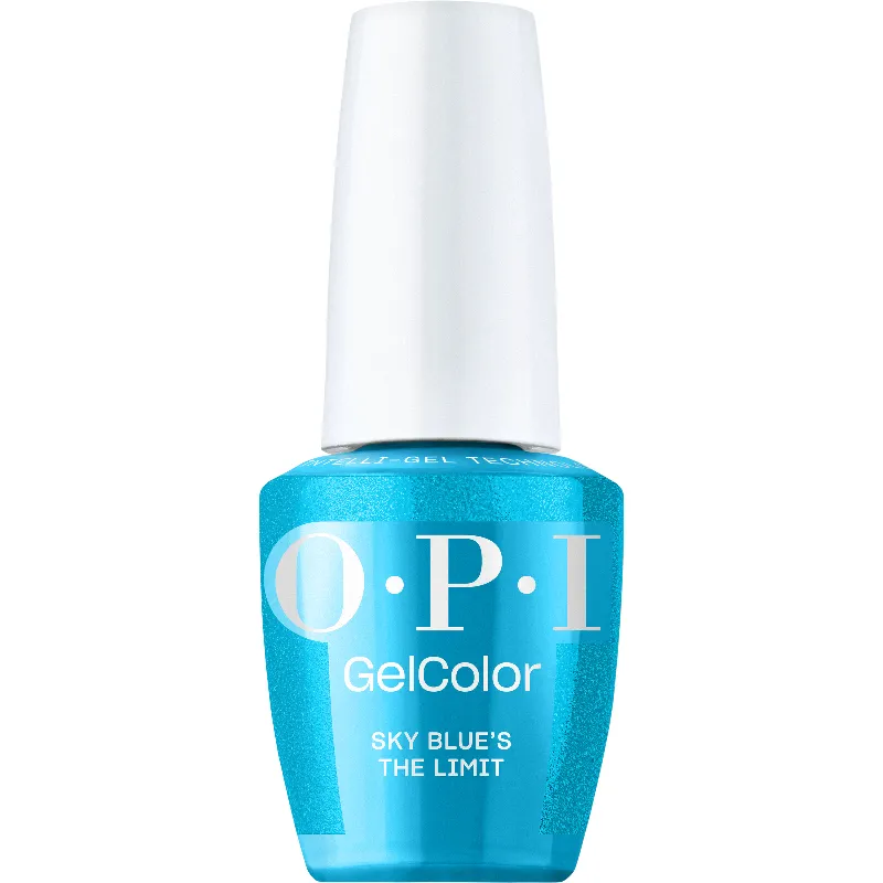 OPI Sky Blue’s the Limit GelColor blauwe shimmer gellak flesje