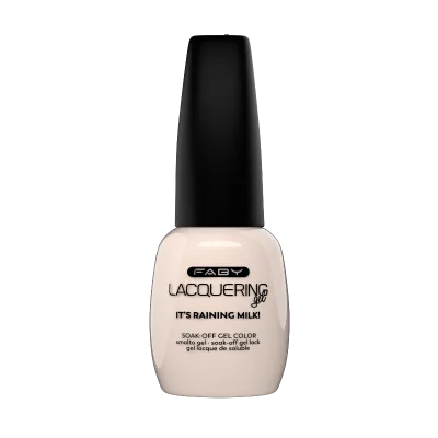 FABY It's Raining Milk! Gel-Nagellack in der Flasche mit sanftem milchigem Weiß