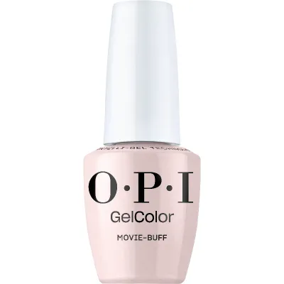 OPI GelColor Movie Buff Gel-Nagellack in der Flasche mit zartrosa Creme-Finish