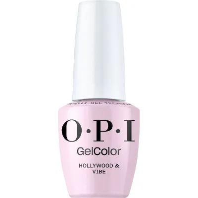 Vernis gel OPI GelColor Hollywood & Vibe en flacon avec teinte rose clair à finition crème