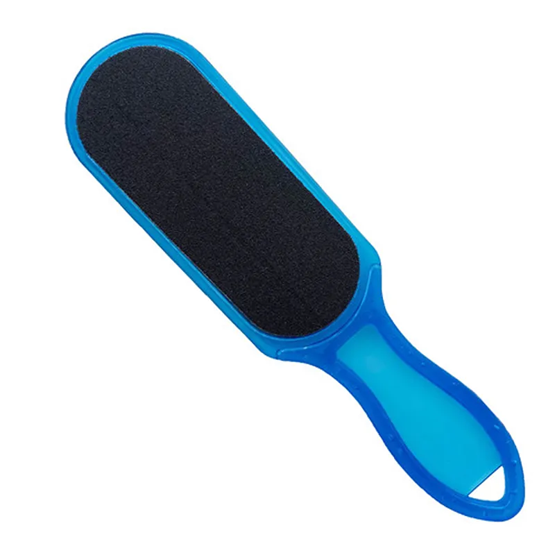 Double-Sided Foot File with Blue Handle Professional callus file with blue handle for pedicure and foot care