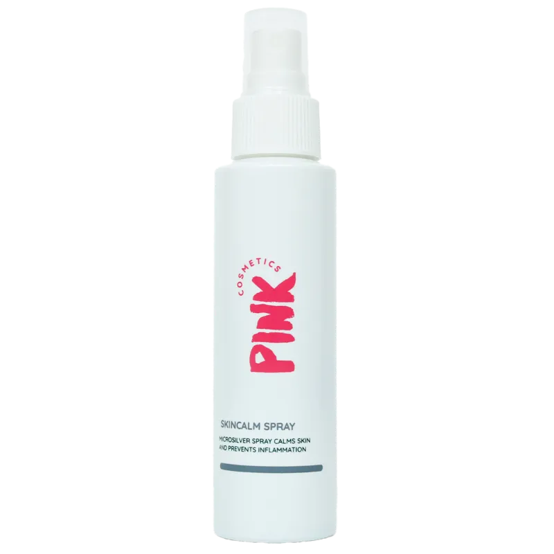 PINK SkinCalm Spray | microsilver anti-inflammation 100 ml PINK SkinCalm Spray 100ml microsilver post-wax spray wholesale Hana Cosmetics