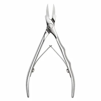 Ingrown nail nipper flat pointed - 15mm Professional stainless steel corner nail nipper for pedicure and nail care