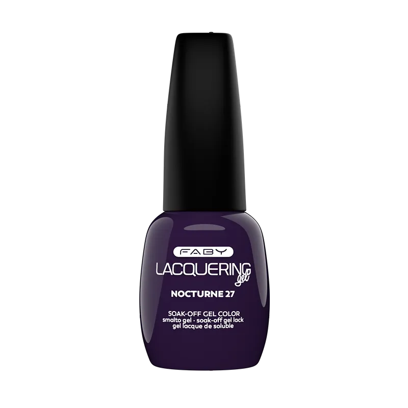 Dieppaarse Faby Nocturne 27 gellak met blauwe ondertoon