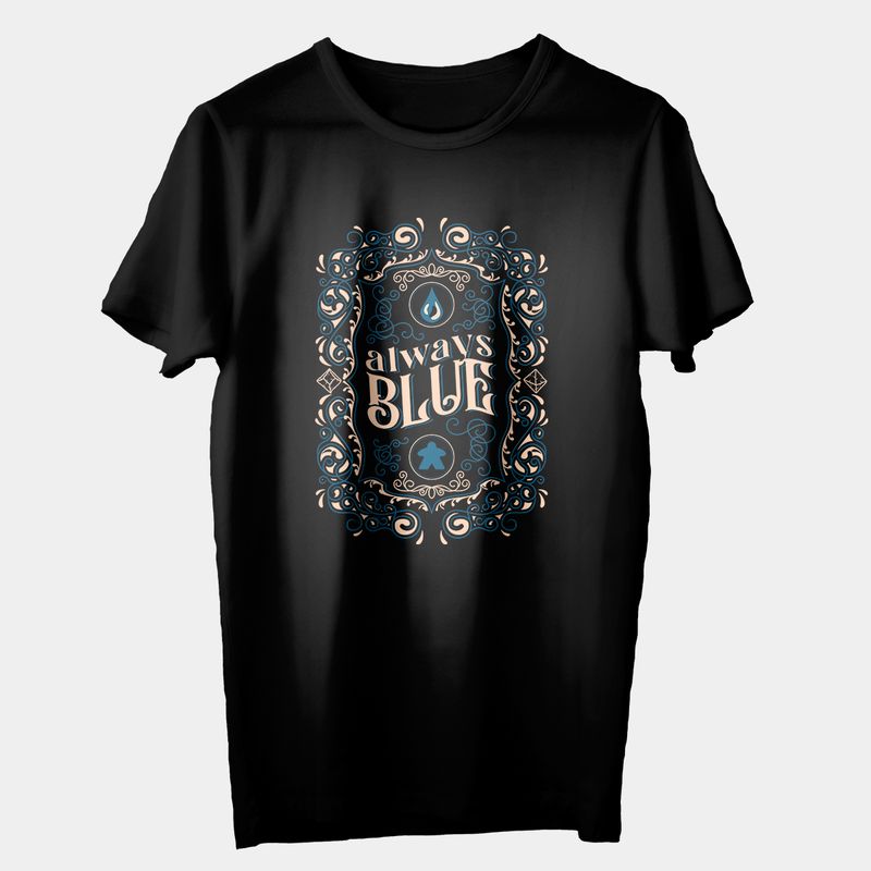 t-shirt - Mr. Meeple: Always Blue