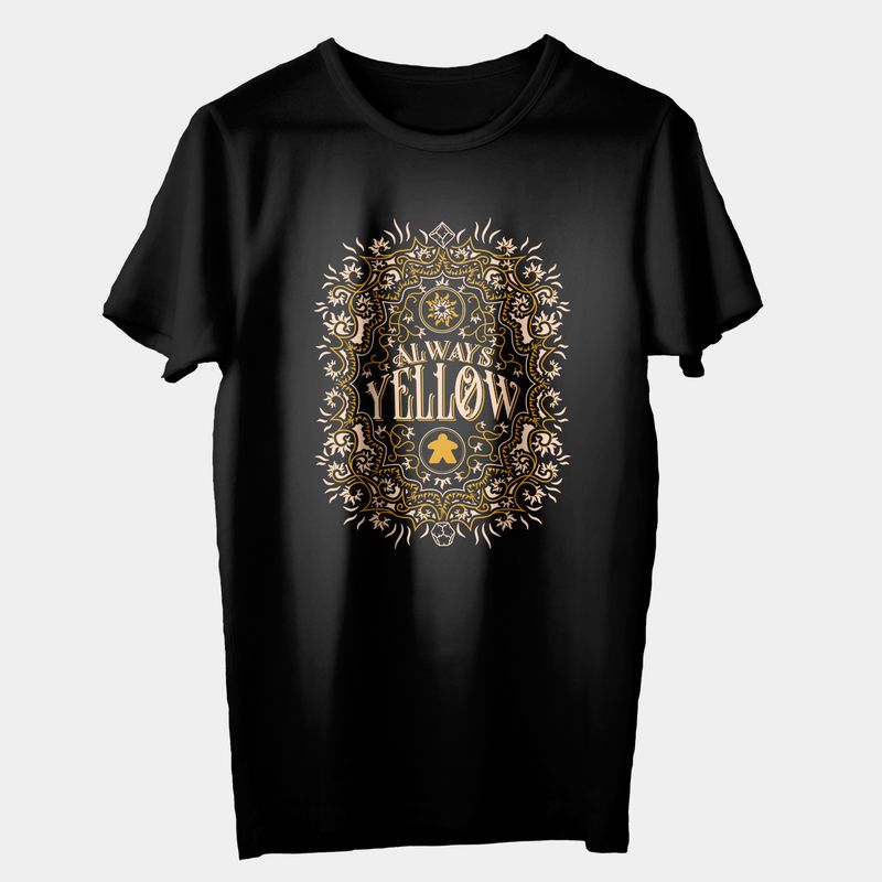 t-shirt - Mr. Meeple: Always Yellow