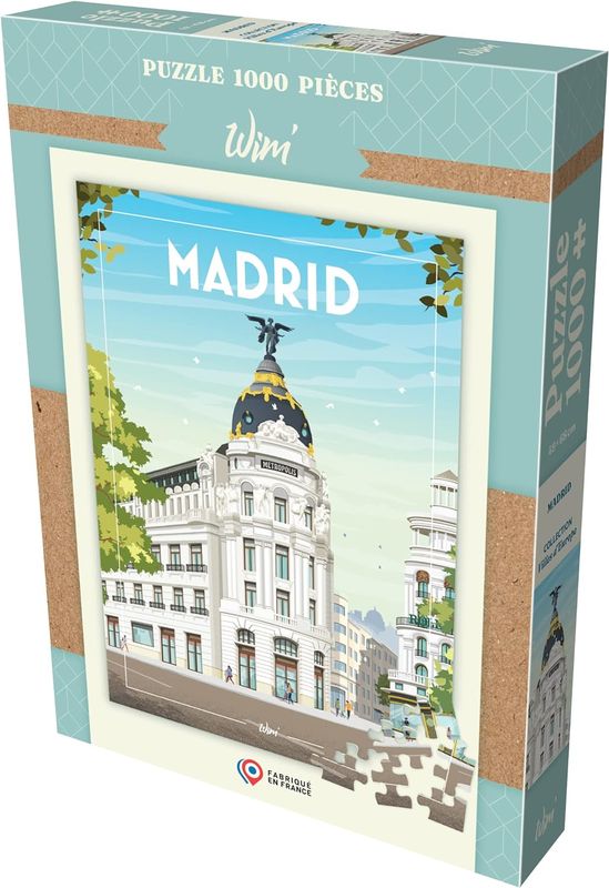 Puzzel - Wim' Affiche: Madrid (1000 pcs)